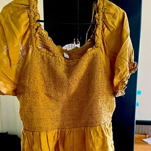 Honey mustard blouse!